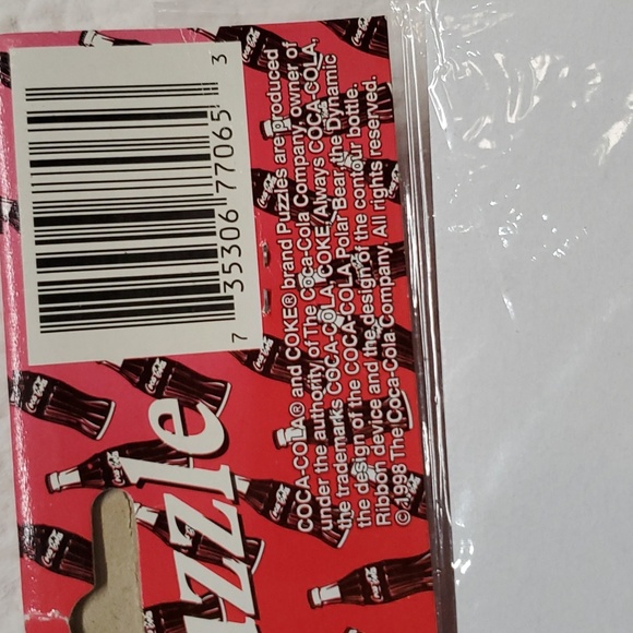 Vintage NEW! Coca-Cola Puzzle 1998 UNOPENED 25 Pc. Games Activity - Picture 7 of 15